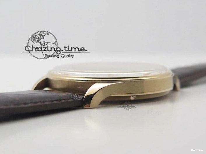 MIROTIME 0207 Compact Portuguese IW545409 RG ZF 1:1 Best Edition White Dial On Brown Leather Strap A 7336